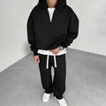 📢📢50%Rabatt!!!🎉✨Lässiges Halb-Zip Kapuzen-Sweatshirt & weite Hose für Herren – bequem, sportlich & vielseitig für Alltag, Sport & Freizeit